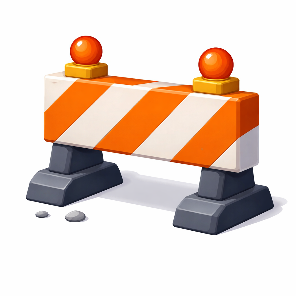 Low Poly Road Barrier