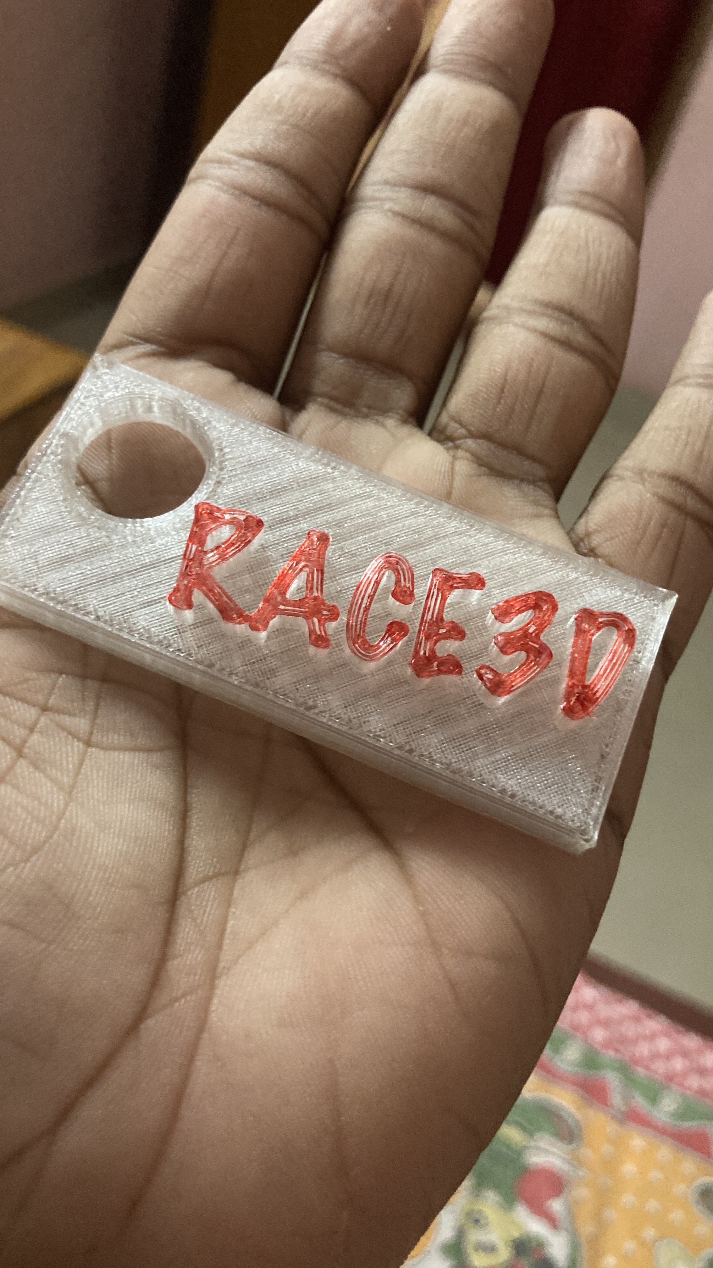 Rectangular Keychain (Modifiable) — miniatura 3