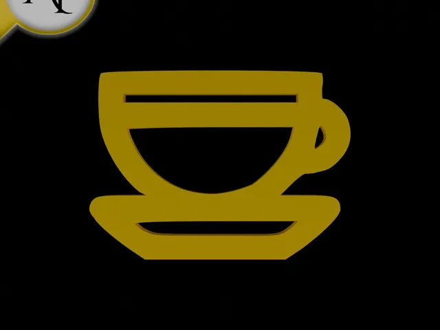 Simple Coffee Cup Symbol - 2D Art