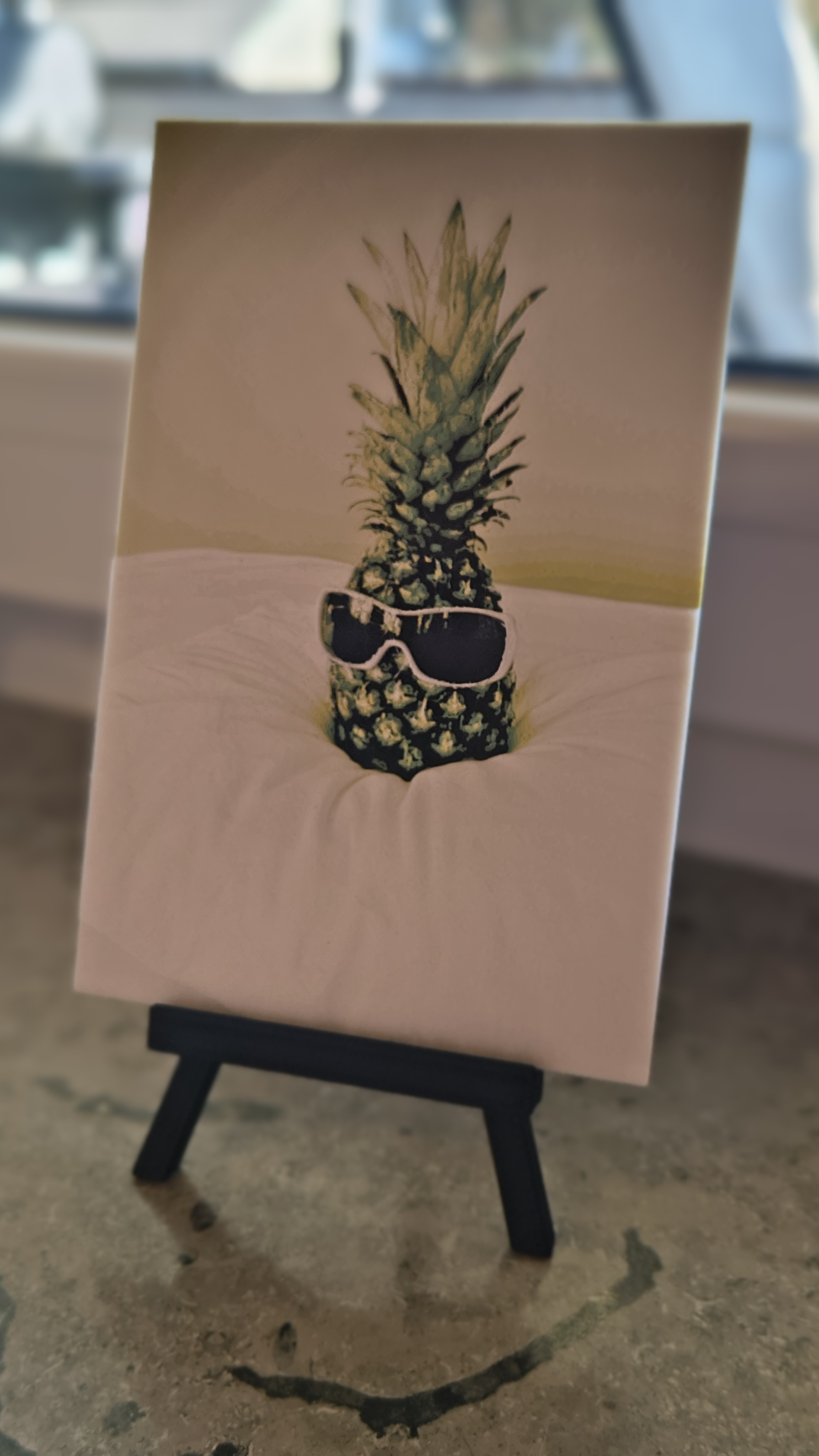 Cool Sunanas: Pineapple with Sunglasses (HueForge)