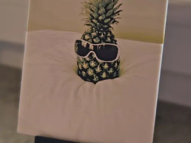 Cool Sunanas: Pineapple with Sunglasses (HueForge)