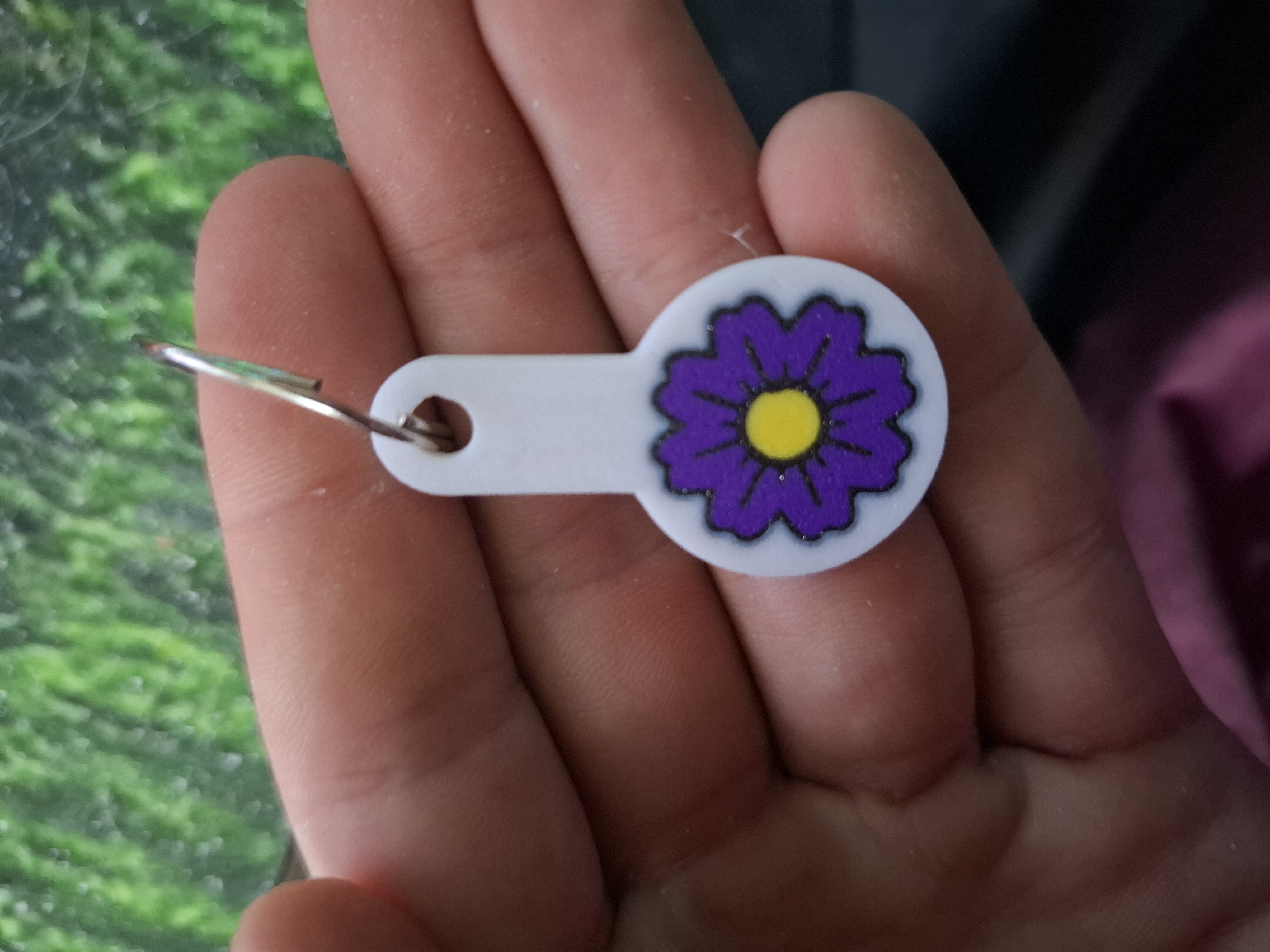 shoppingcart keychain coin spring