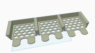 Under Desk Phone Holder - 3 piece
