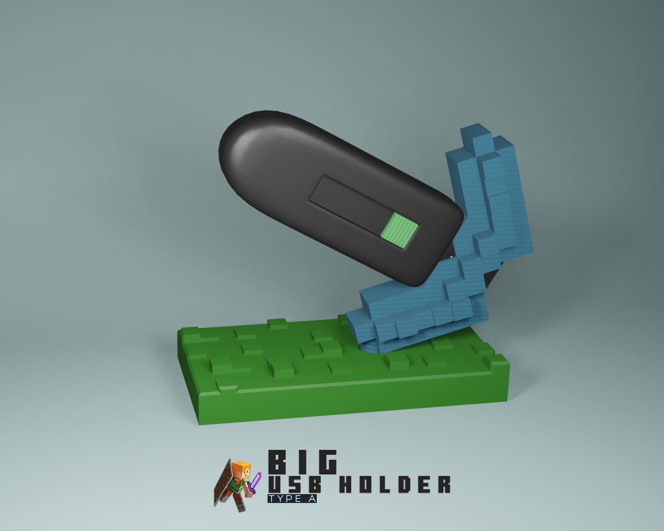 Minecraft USB Holder — miniatura 3
