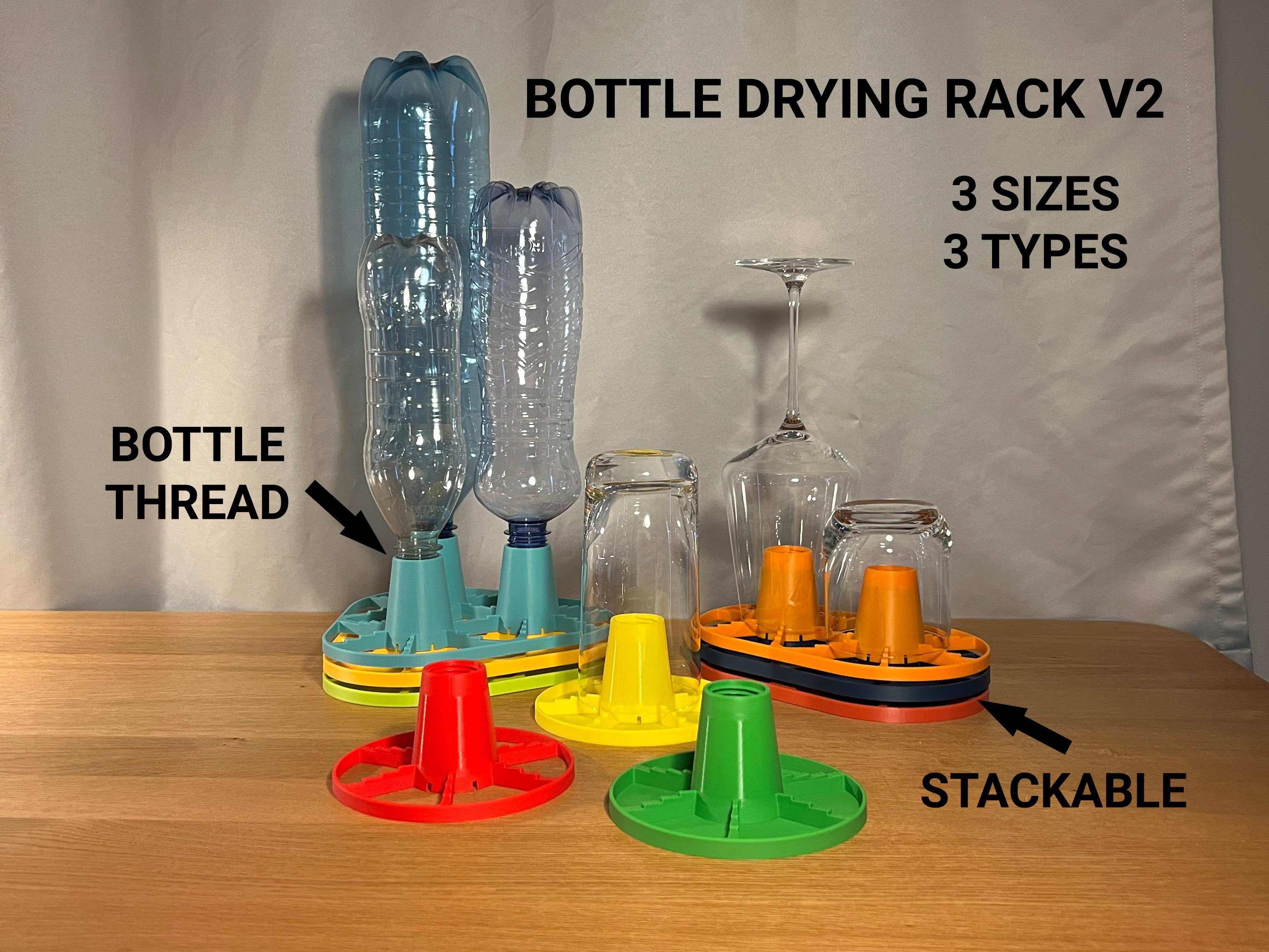Bottle Drying Rack V2