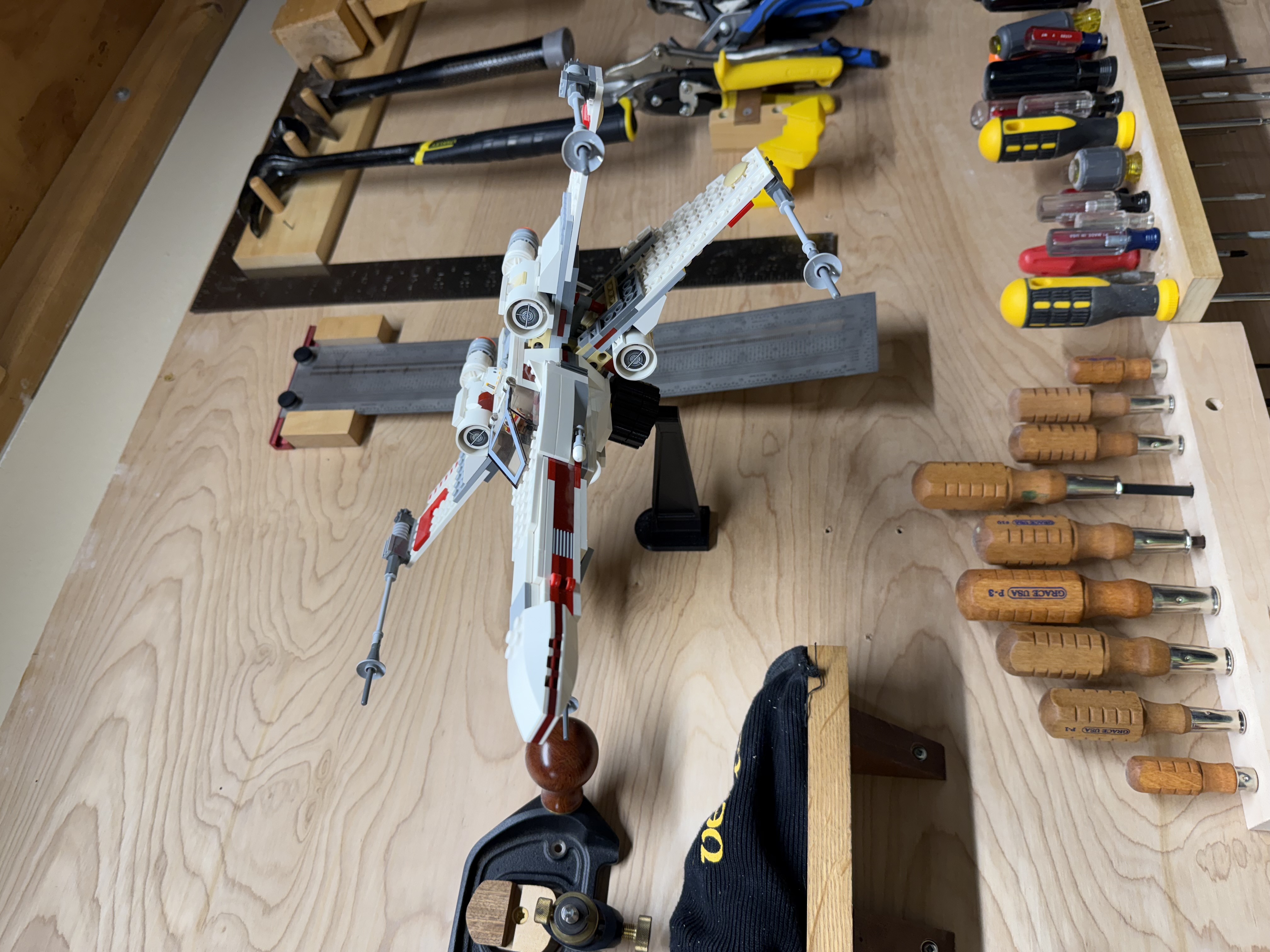 Adjustable Lego Ship Wall Mount
