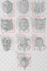 3D Head Pack