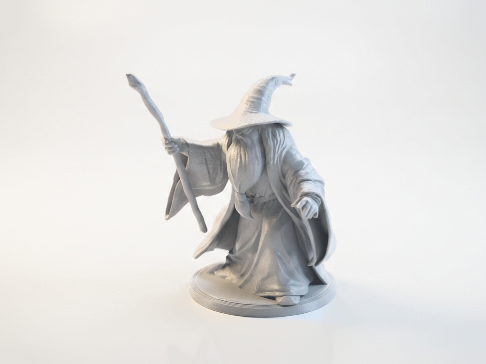Gandalf Wizard Statue Lord of the Rings 3D Printable