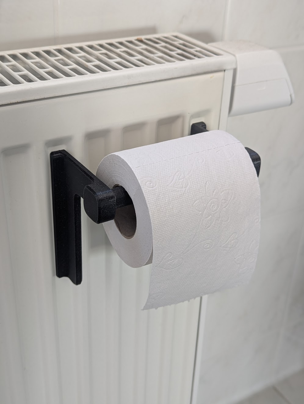 Magnetic Toilet Paper Holder (for radiators) 3D model