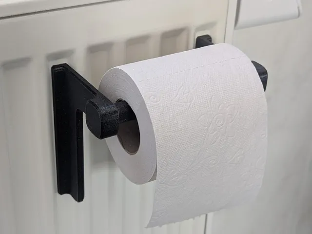 Magnetic Toilet Paper Holder (for radiators)