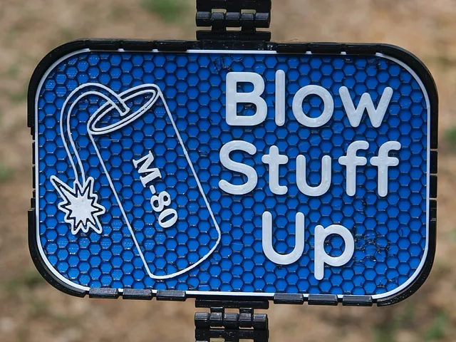 July 4 / Blow Stuff up signs