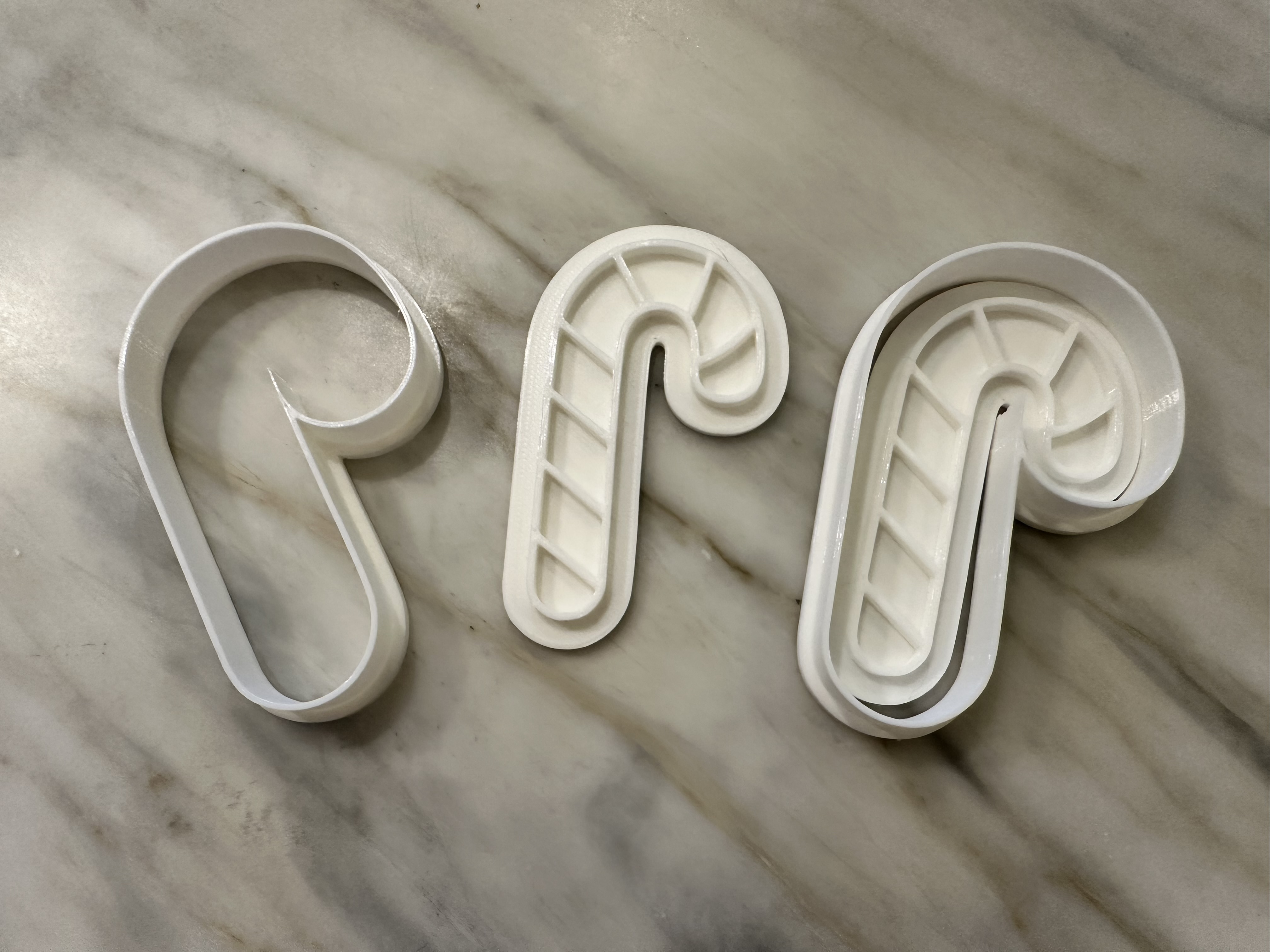 Candy Cane cookie cutter for Right-Handed People