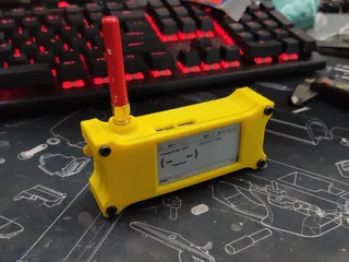 Slimagotchi Case With External Antenna Hole and Power Switch Lever