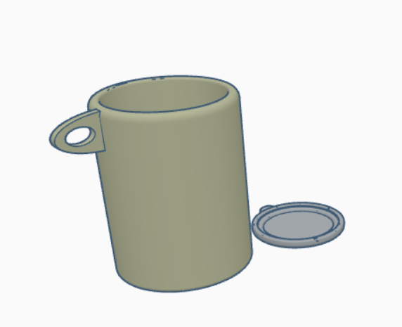 Soda can holder with keychain hole and cap