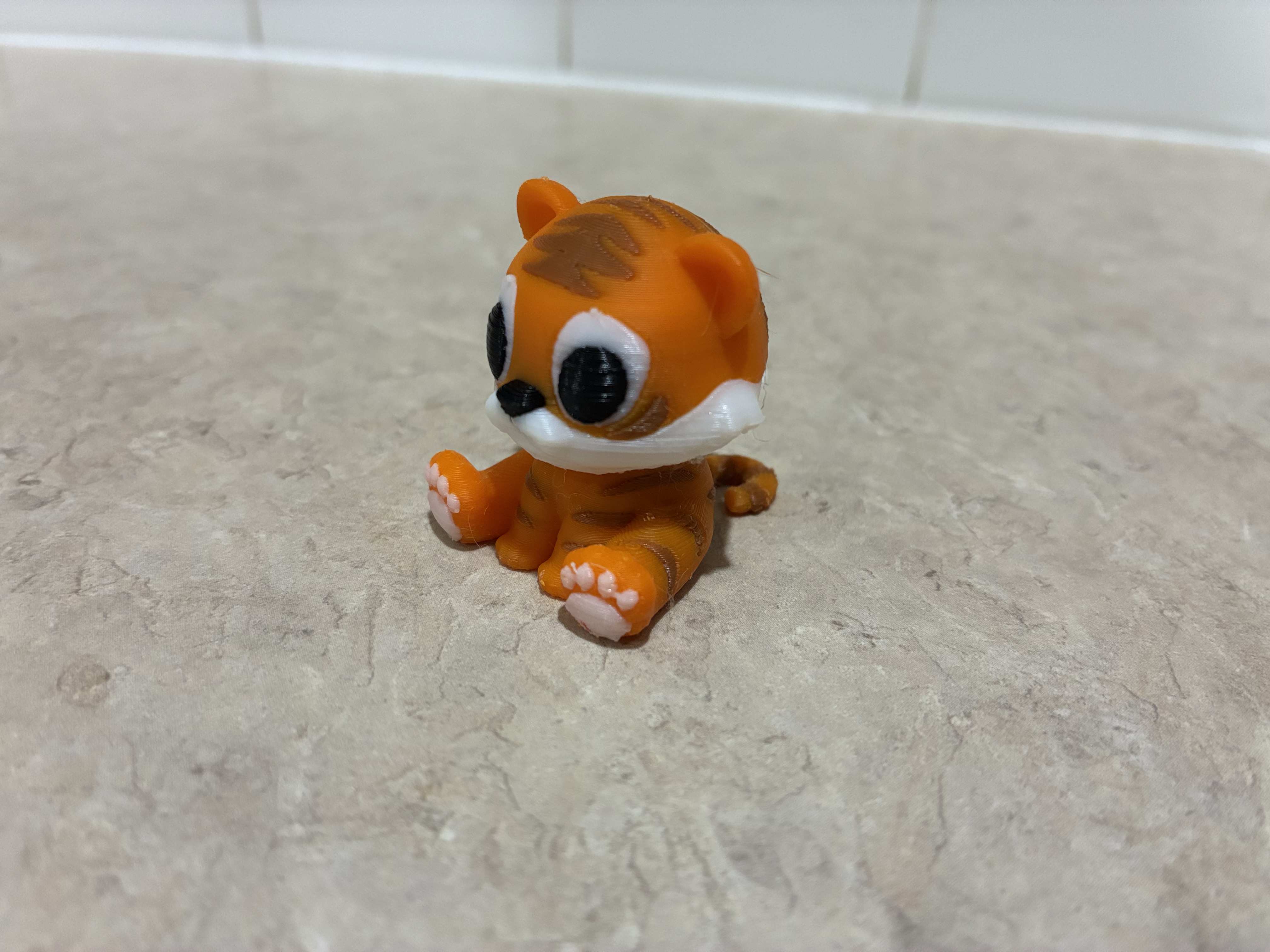 Miniatura 4 do modelo 3D Tiger Cub Keychain