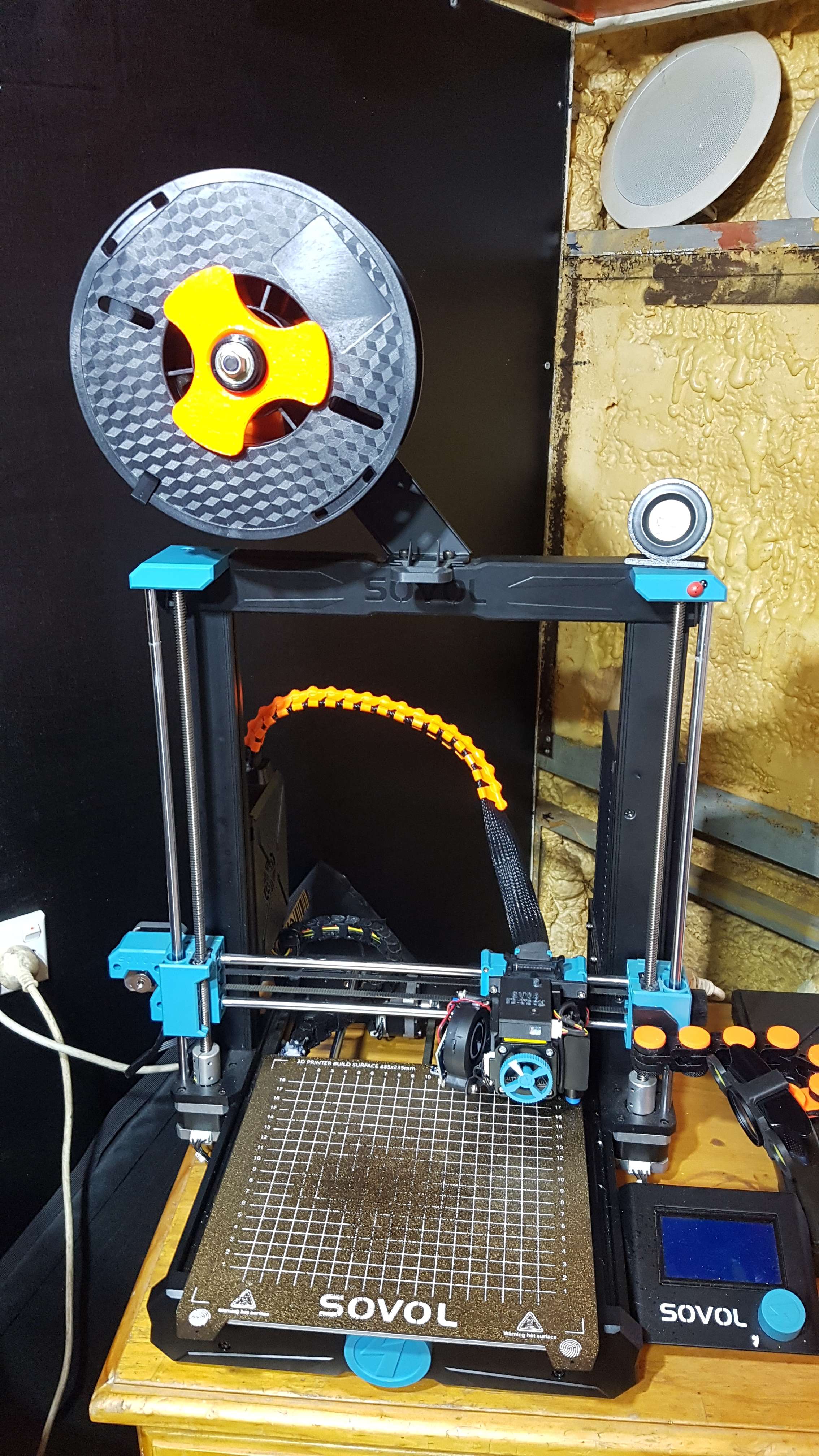 SV06 spool rewinder mount