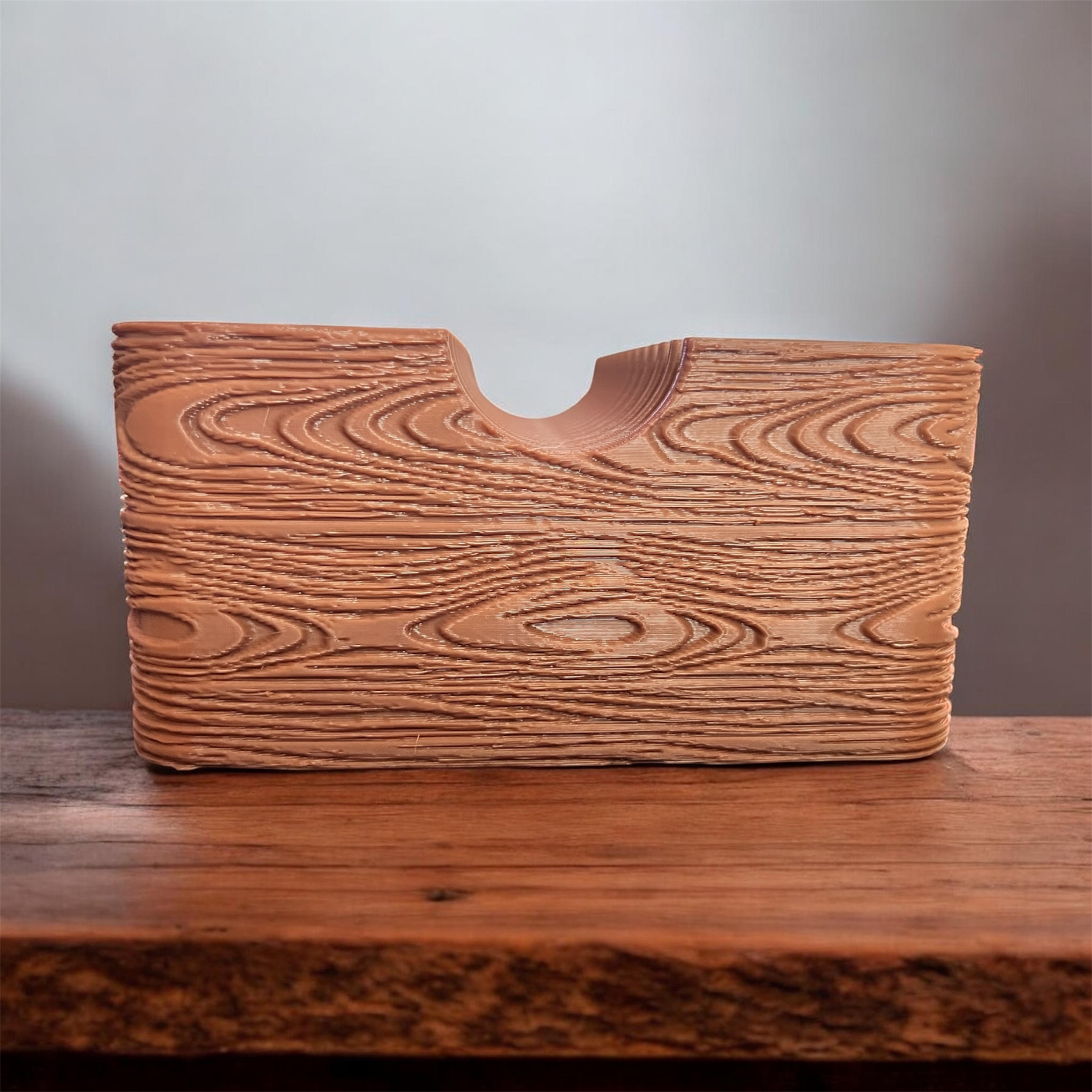 Wood Texture Spice Organizer | Modern Spice Bag Holder | Kitchen Storage Box | 3D Print STL