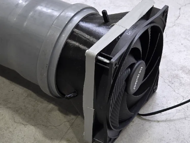 140 mm Fan to 110 mm Pipe Adapter