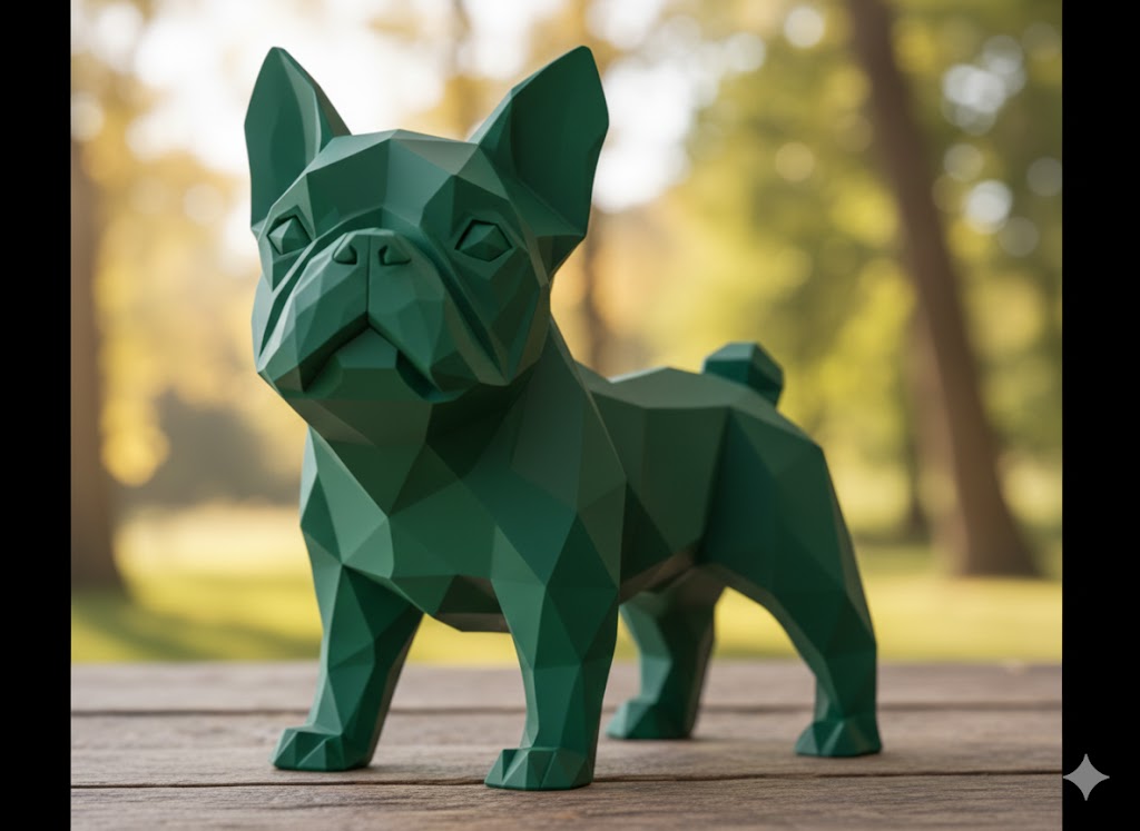 French Bulldog Statue Figure