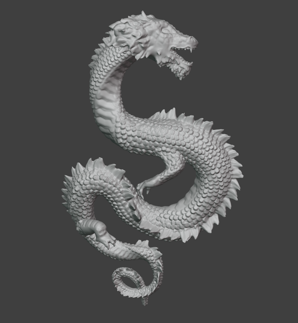 Chinese Dragon (Wall Mount)
