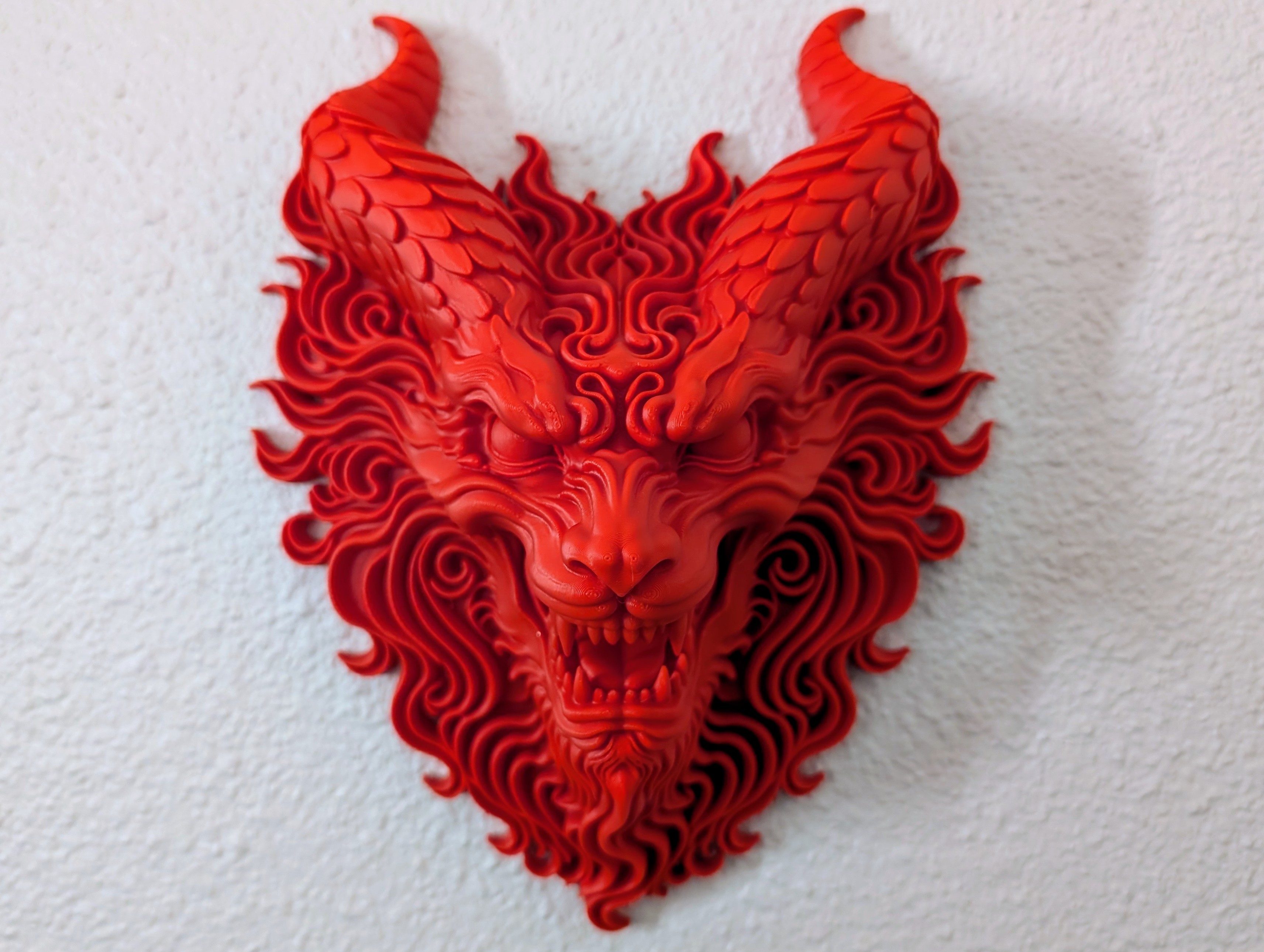 Fire Dragon Wall Mount Display