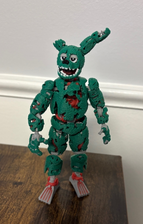 Springtrap Dummy 13 FNAF 3 Action Figure articulated