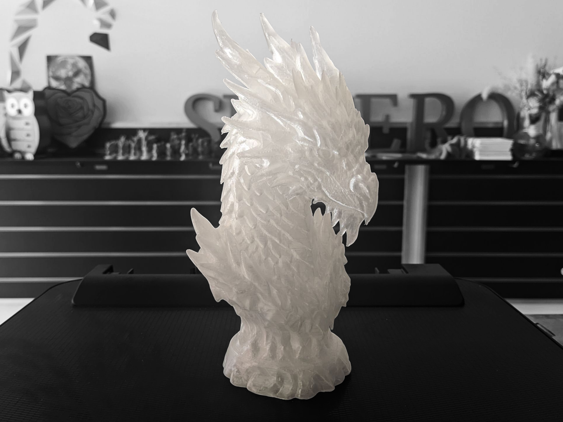 Miniatura 3 do modelo 3D Ice Dragon Bust