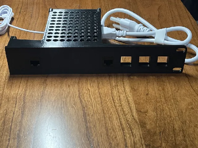 UCG-Fiber Keystone and Power Supply 1U 19" Rack Mount Bracket