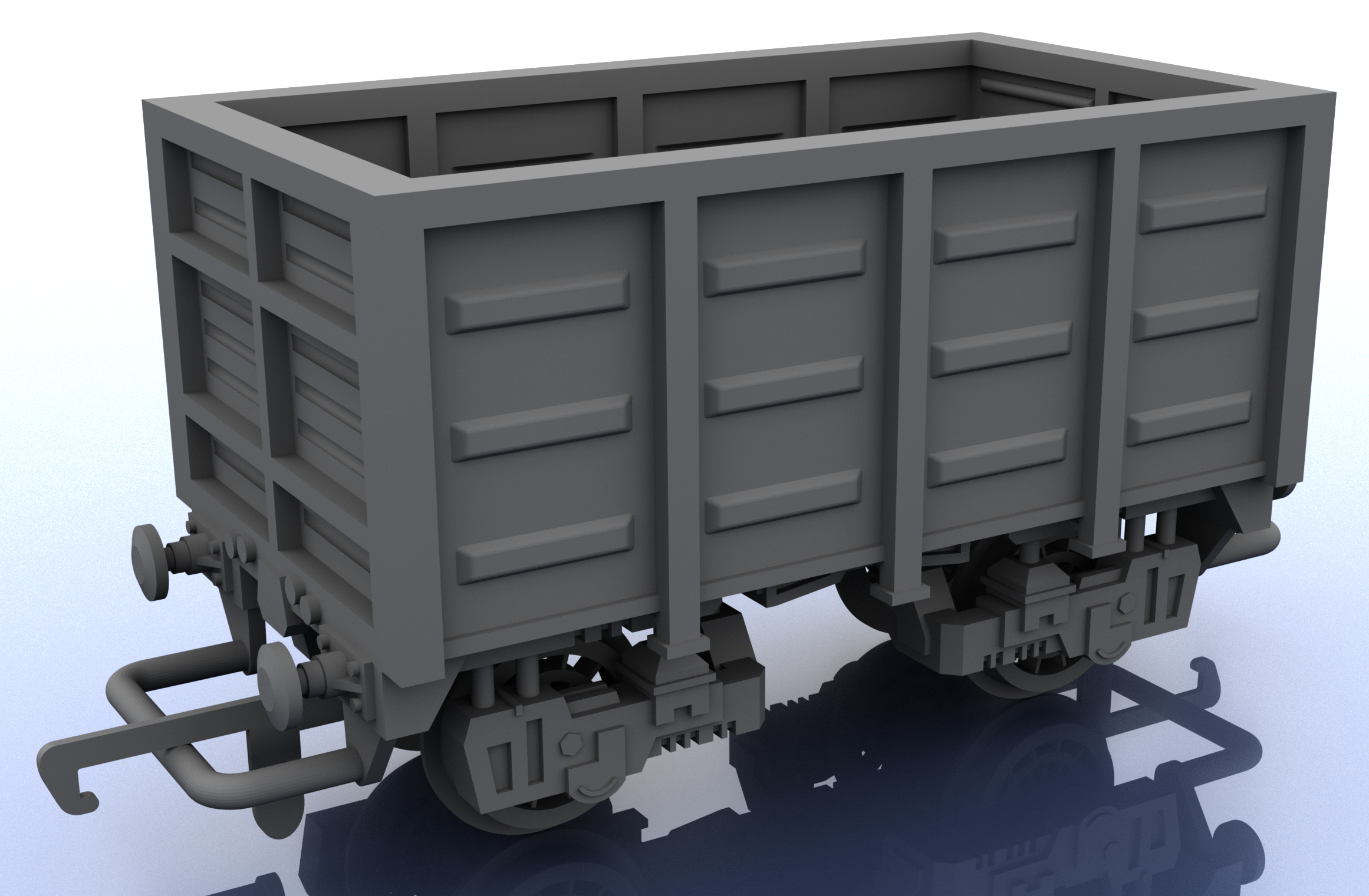 OO Scale Train - Hopper Type 1 - Short Length