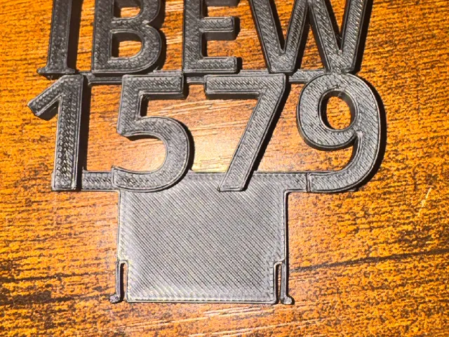 IBEW 1579 Hardhat clip