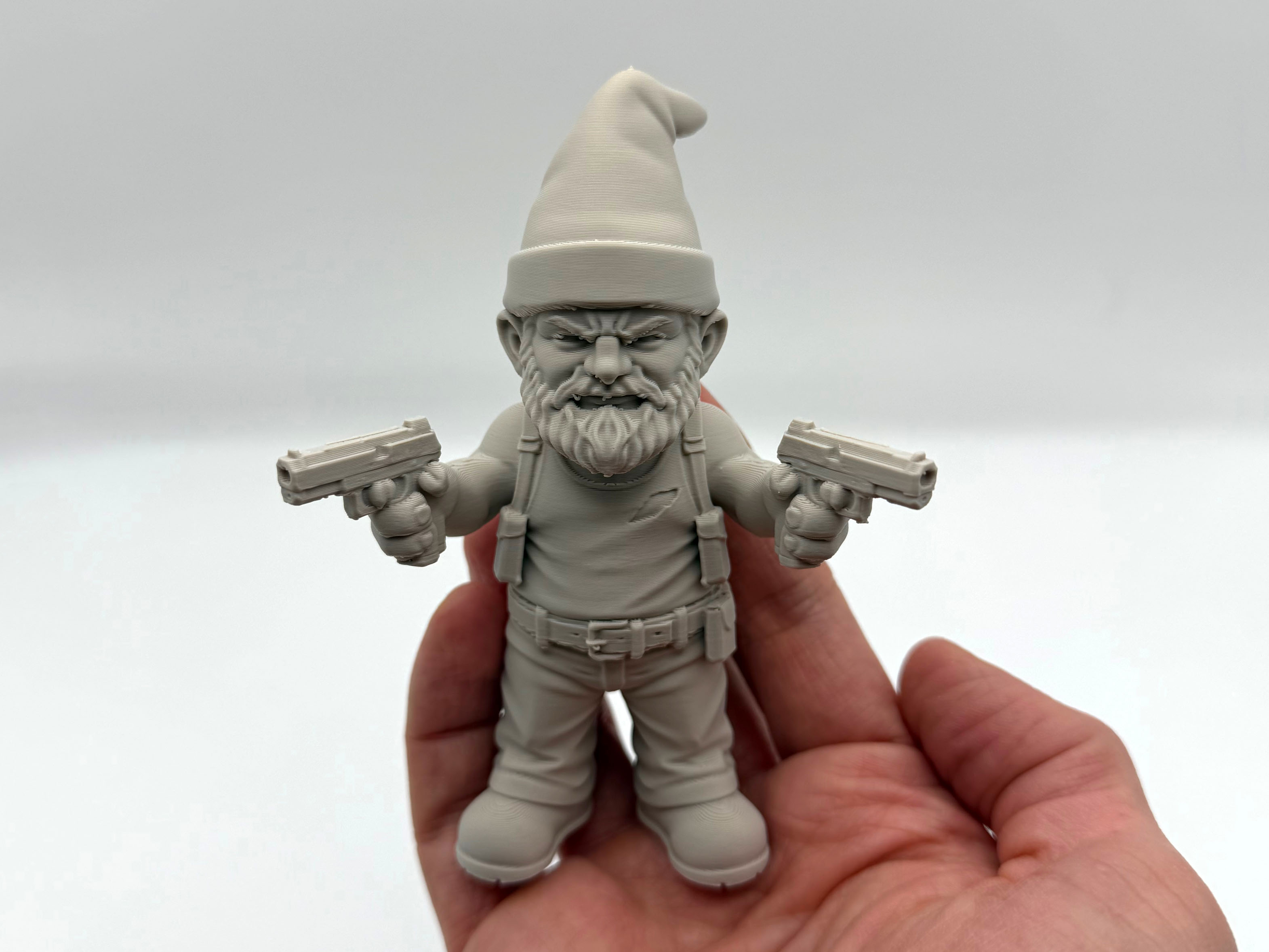 Dual Gun Garden Gnome