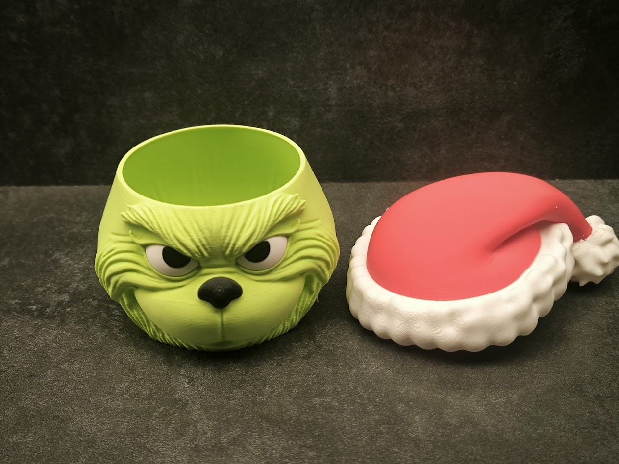 Grinch Bowl 3D model thumbnail