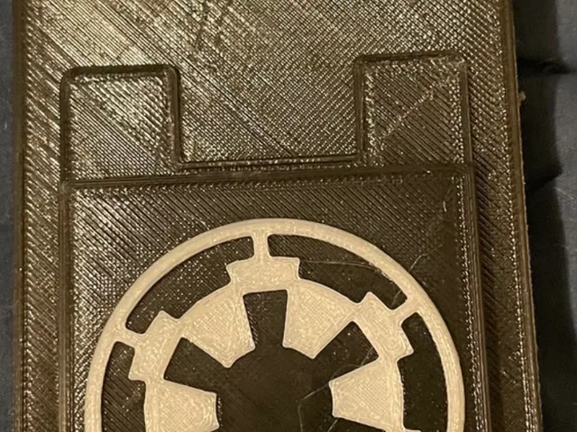 iPhone 12 Pro Case Star Wars Imperial Cog w/ 2 Credit Card Holder