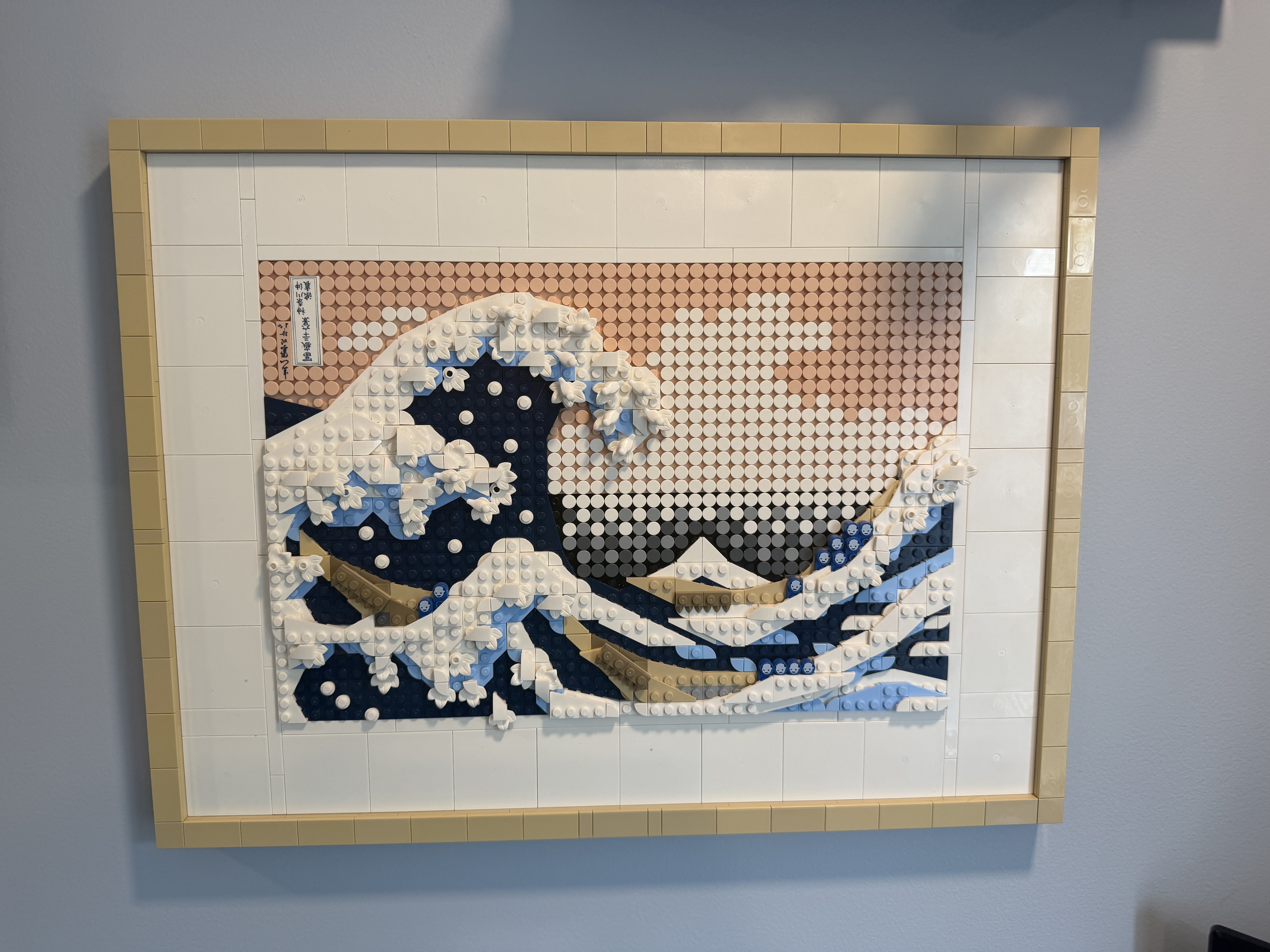 LEGO The Great Wave No-Drill Command Strip Wall Mount