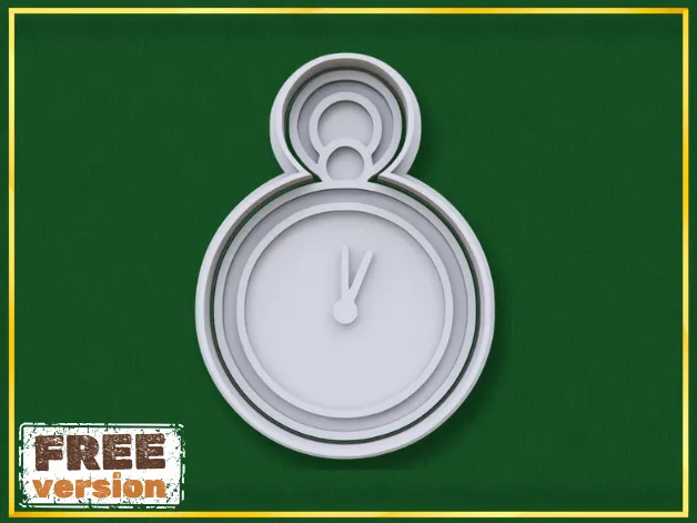 Pocket Watch Cookie Cutter