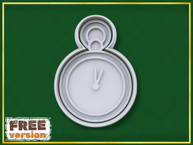 Pocket Watch Cookie Cutter