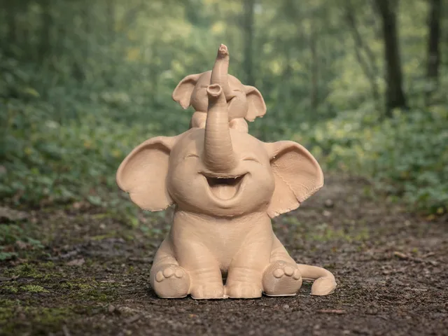 Lumi & Kiko Joyful Elephant-Cozy Animal Collection