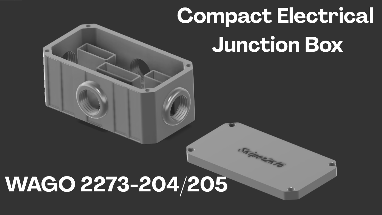 Compact Electrical Junction Box for WAGO 2273-204/205