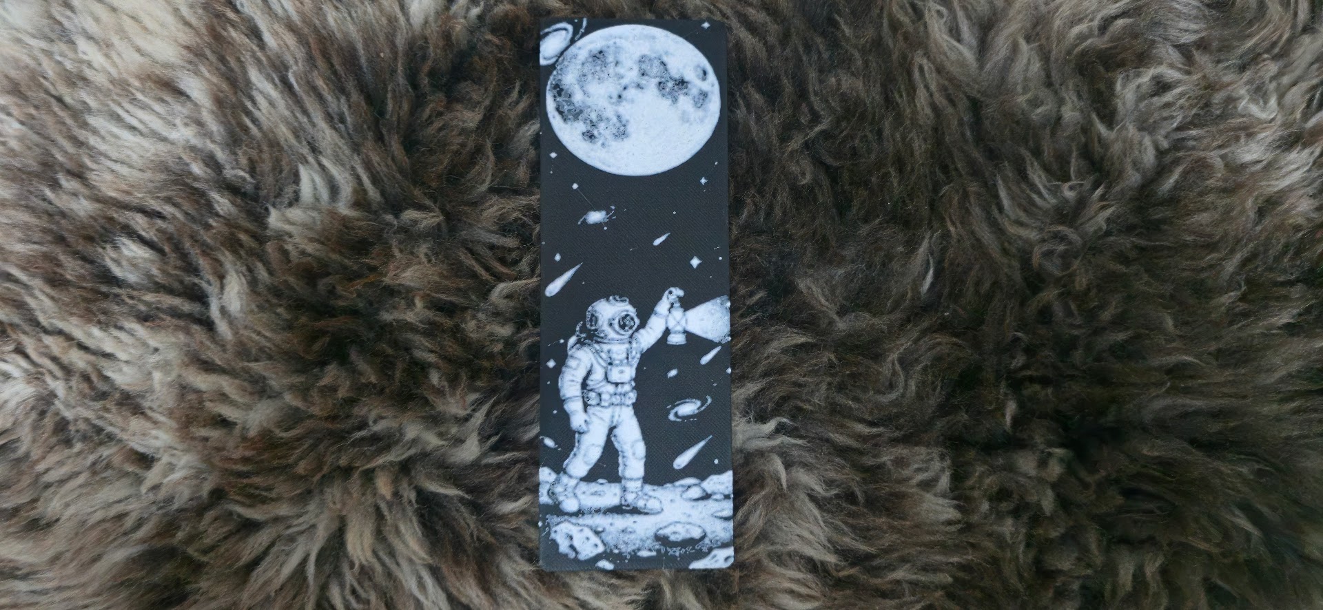 Deep Sea Diver on the Moon Explorer Bookmark