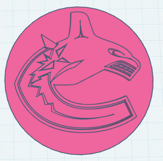 Vancouver Canucks hockey puck