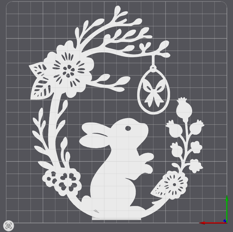 Miniatura 4 do modelo 3D Easter 3D Decoration – Bunny with Easter Egg