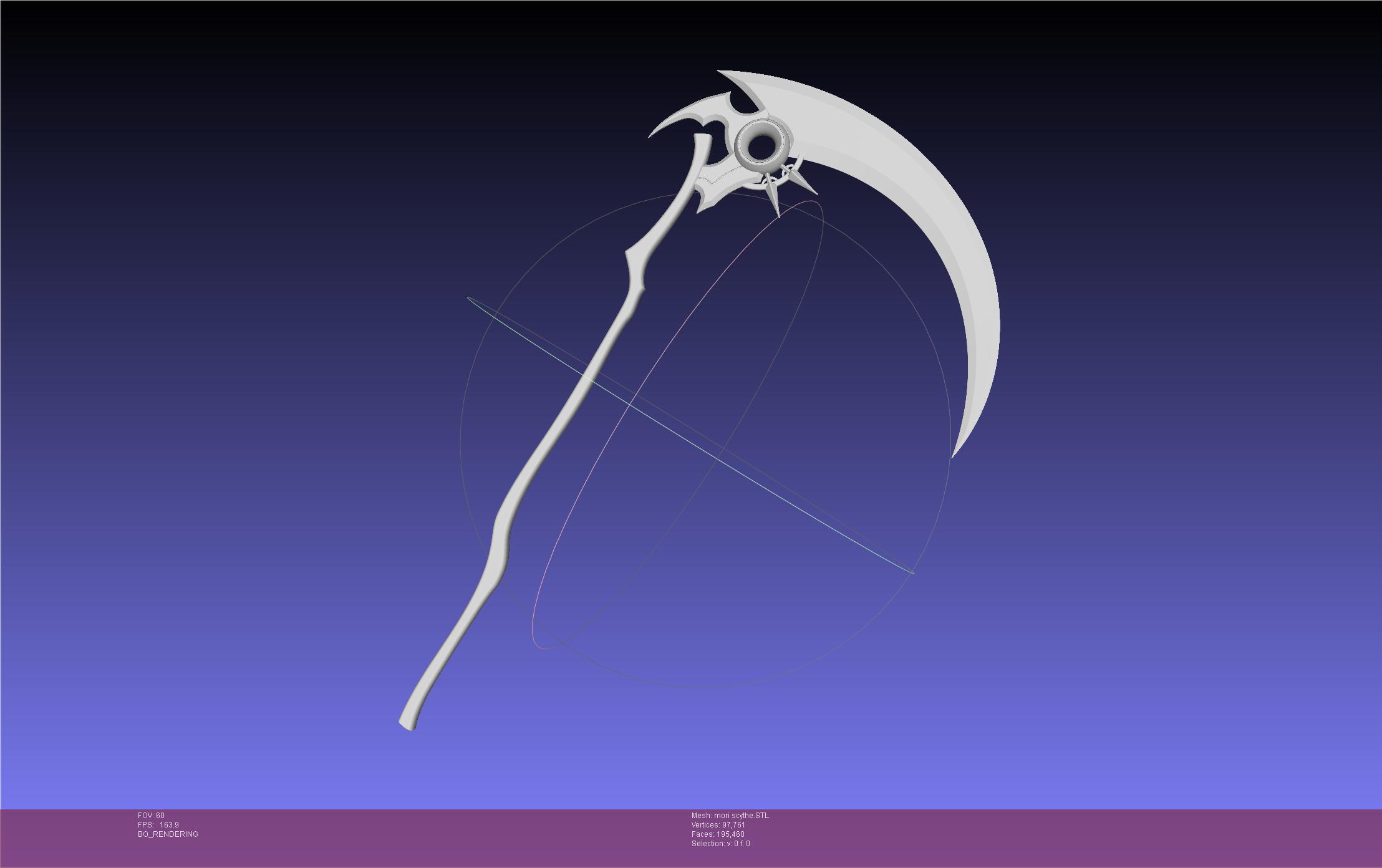 Hololive Mori Calliope Scythe Assembly