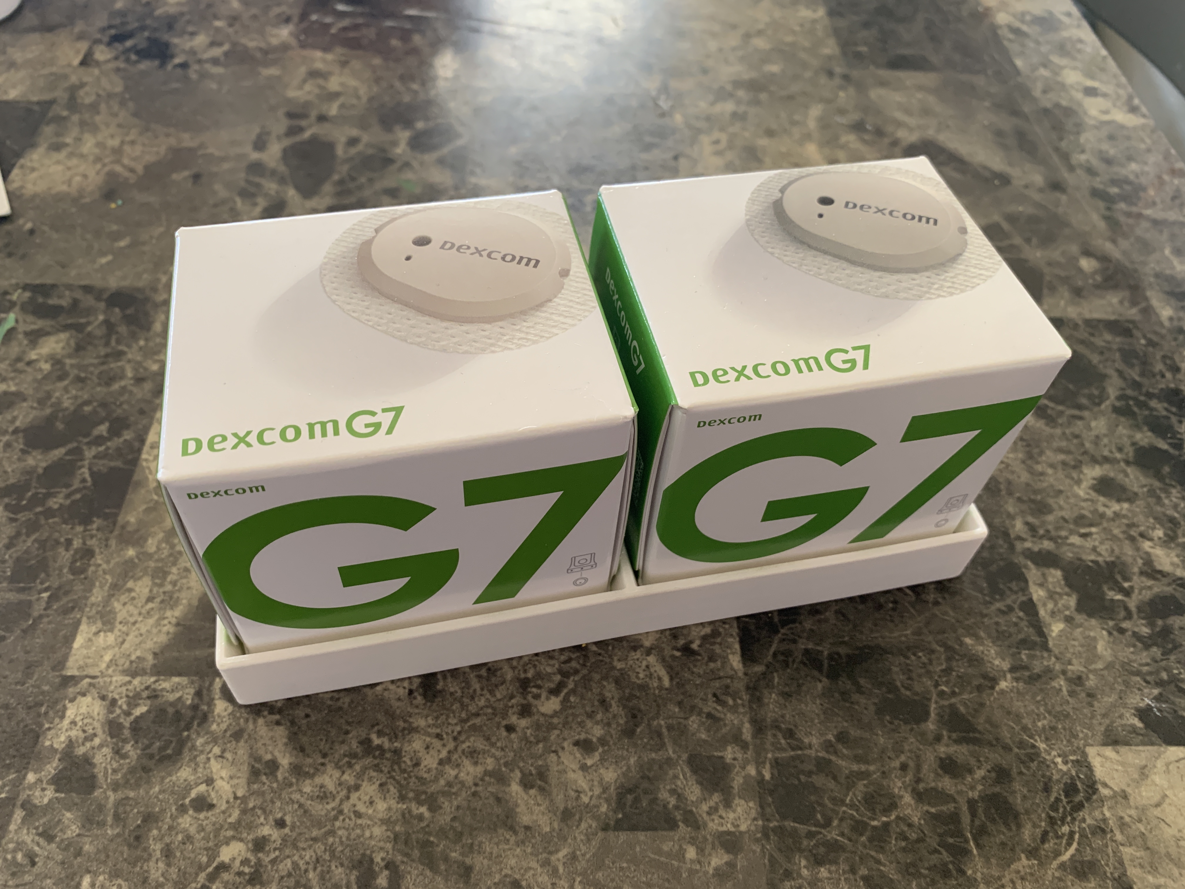 Dexcom G7 2+ stackable storage tray