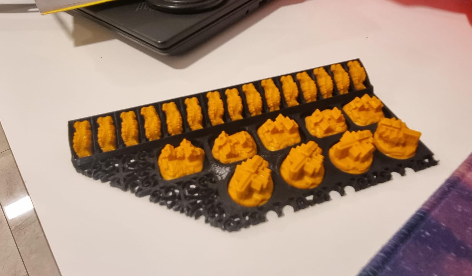 Catan playing pieces holder - basic set