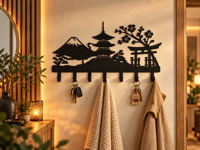 Japan Style Jacket Key Holder