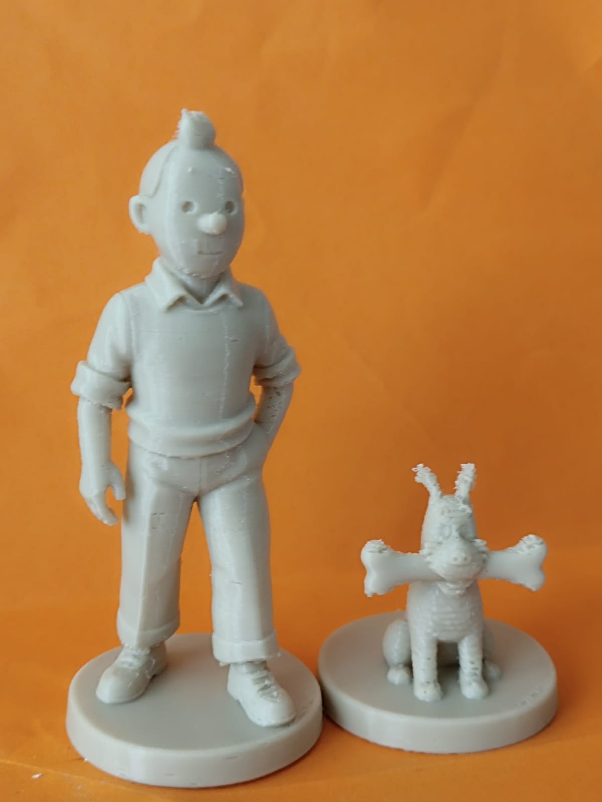 Tintin & Snowy (Milou)  Classic Comic Figure Fan Art — miniatura 2