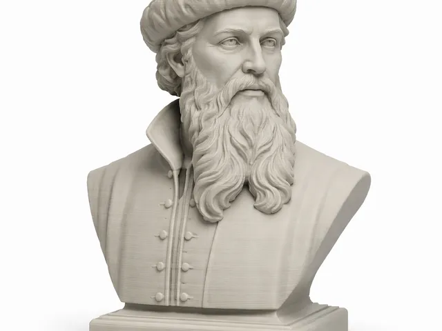 Johannes Gutenberg Bust