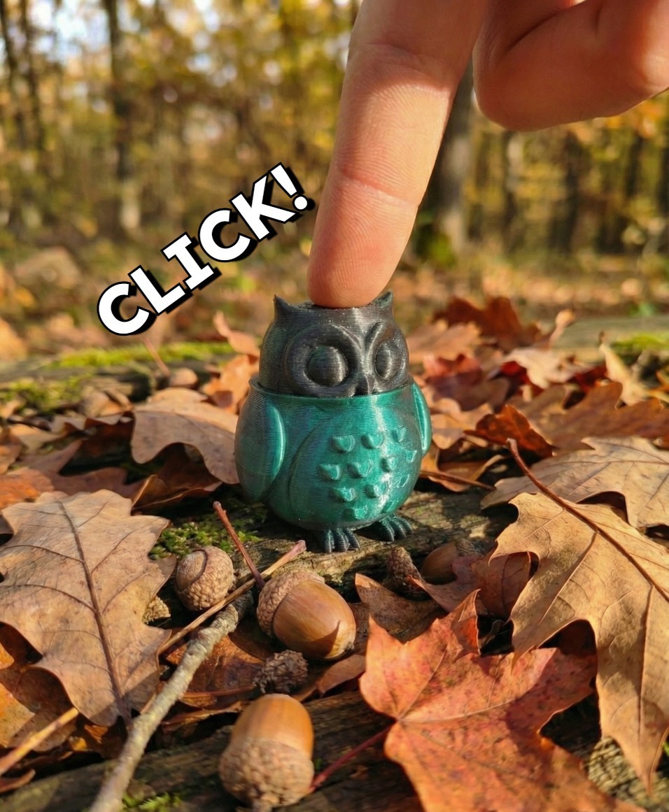 Owl fidget clicker