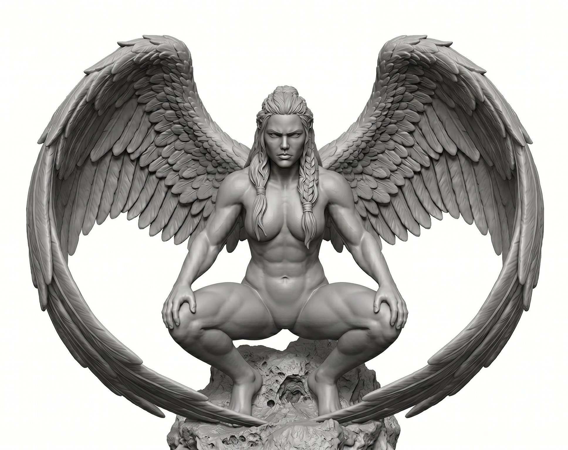 Fallen Angel – High-Detail Dark Fantasy Miniature