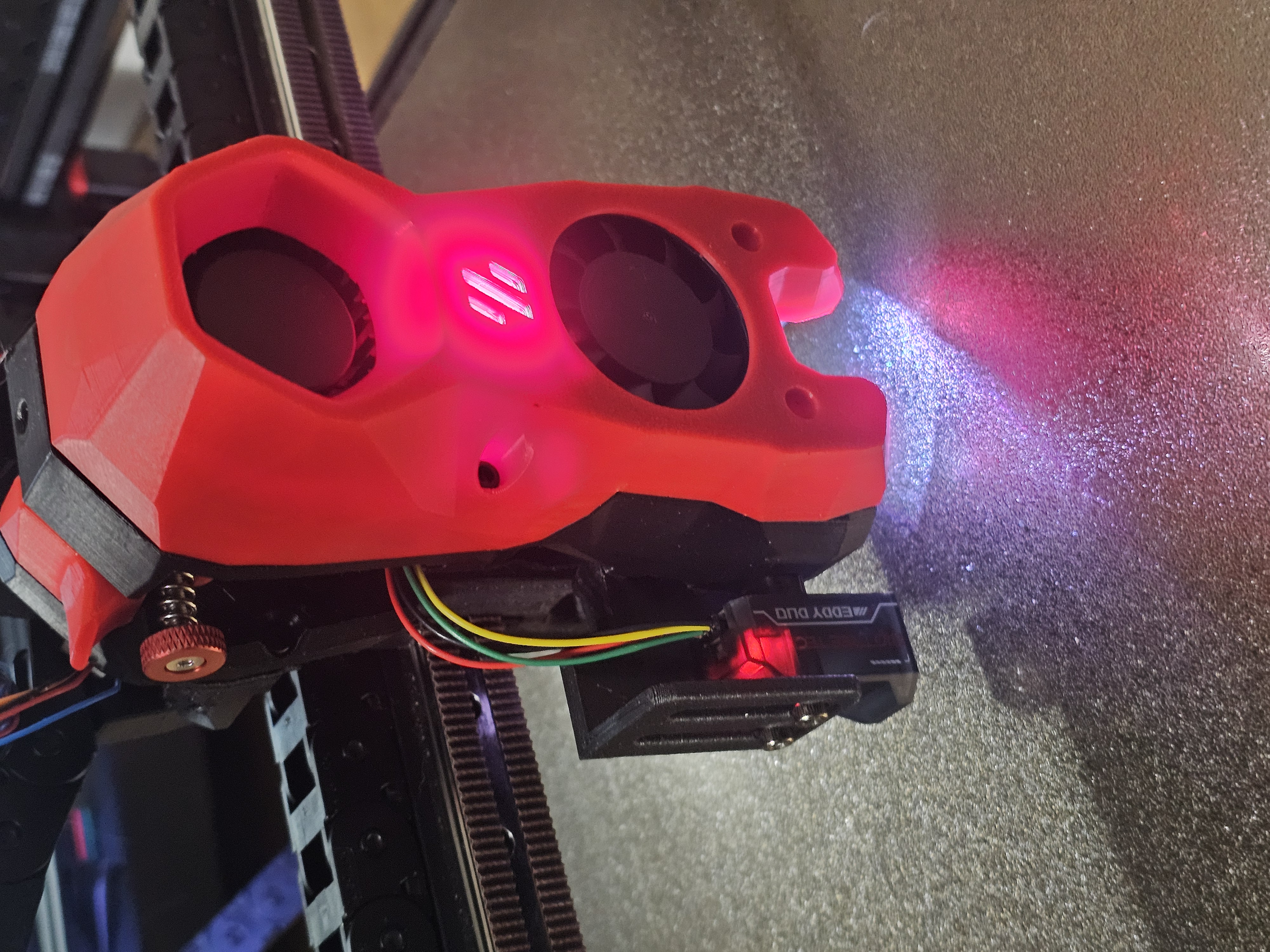Stealthburner Eddy Adjustable Side mount (works with UHF hotend)